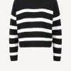 Vetements Allude | Pull En Noir Et Blanc