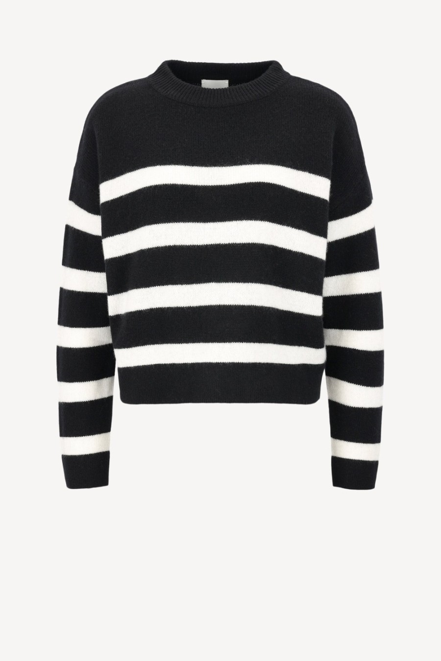 Vetements Allude | Pull En Noir Et Blanc