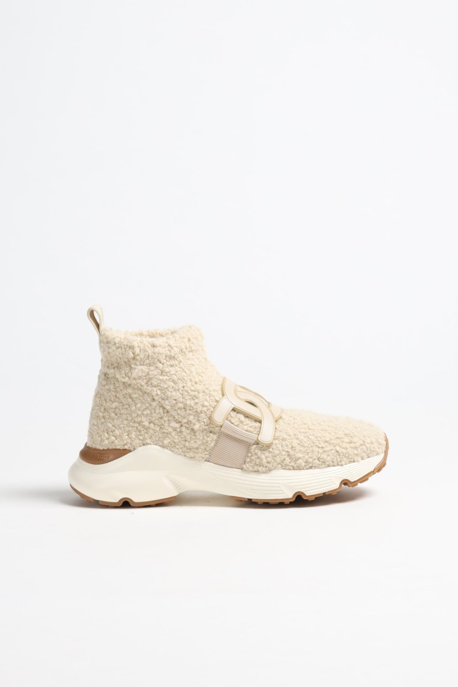 Chaussures Tod's | Sneaker Run Shearling En Creme