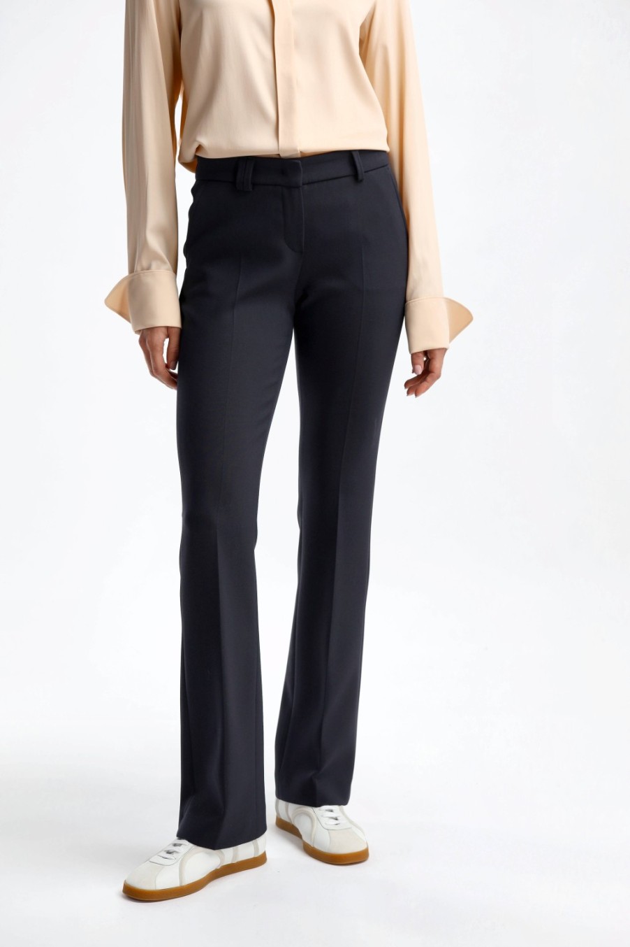 Vetements Seductive | Pantalon Caro Doppio En Marine