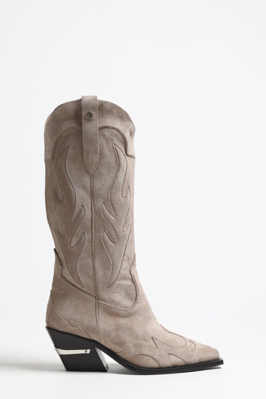 Chaussures Anine Bing | Boots Tania Mid Calf En Taupe