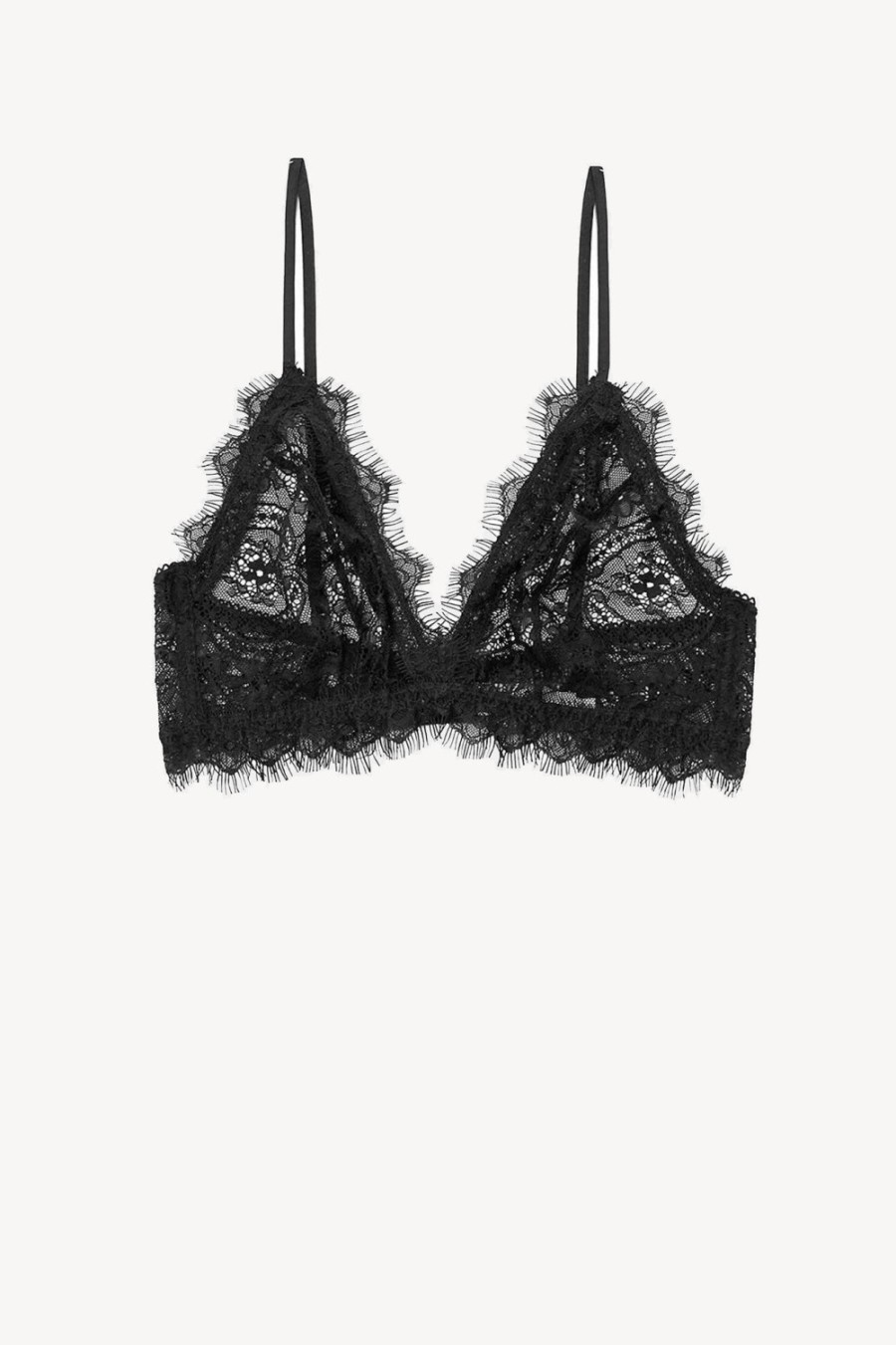 Vetements Anine Bing | Soutien-Gorge En Dentelle Noire