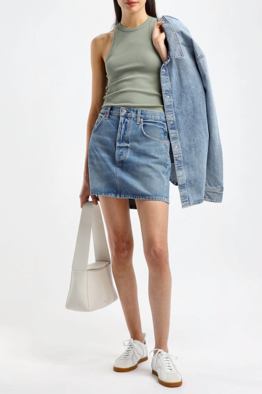 Vetements Citizens of Humanity | Jupe En Jean Eden A Entrust