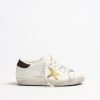 Chaussures Golden Goose | Baskets Superstar Bio En Blanc/Or