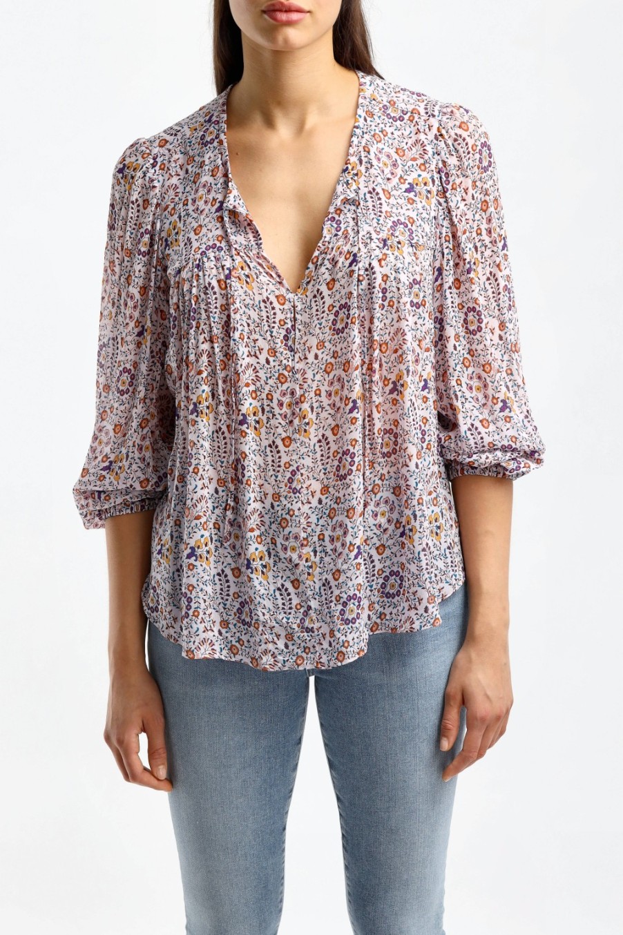 Vetements Marant Etoile | Blouse Daytonea En Rose Pale