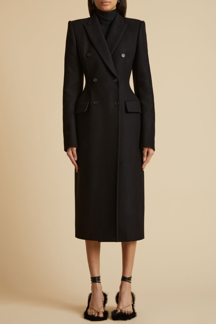 Vetements Khaite | Manteau Carmona En Noir
