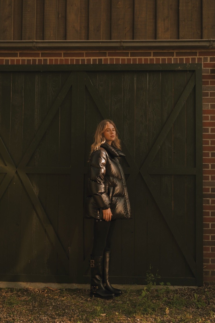 Vetements Woolrich | Veste Aliquippa En Noir
