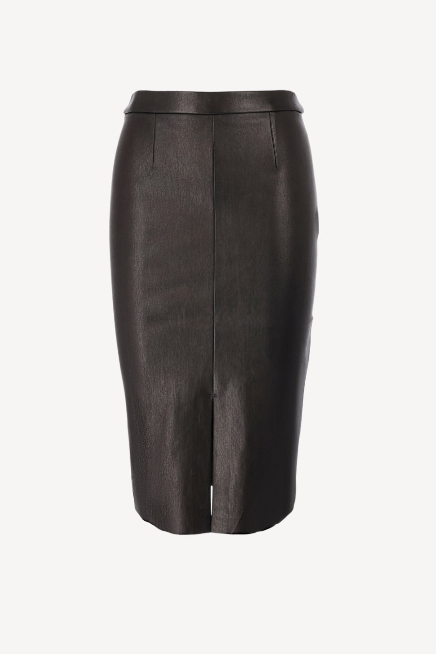 Vetements Stouls | Jupe En Cuir Carmen En Mazout
