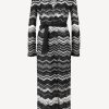 Vetements Missoni | Maxicardigan En Noir Et Blanc