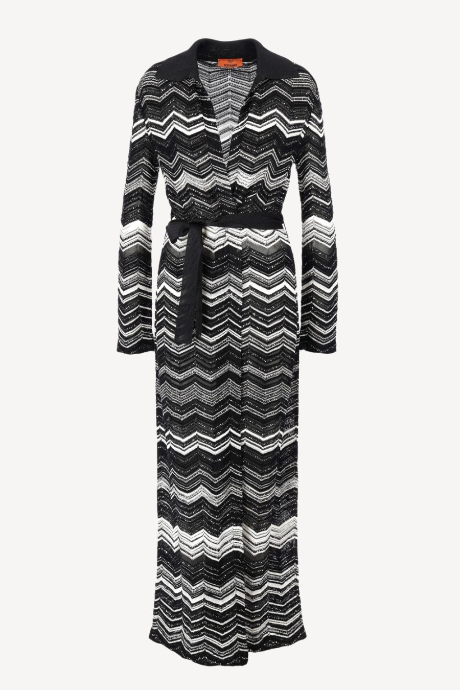 Vetements Missoni | Maxicardigan En Noir Et Blanc