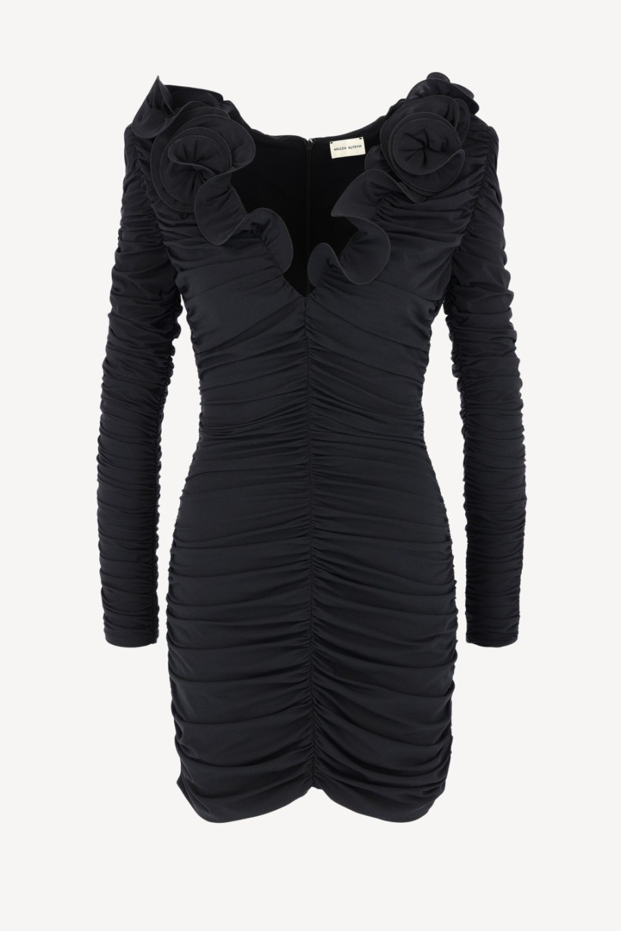 Vetements Magda Butrym | Robe Deep V En Noir