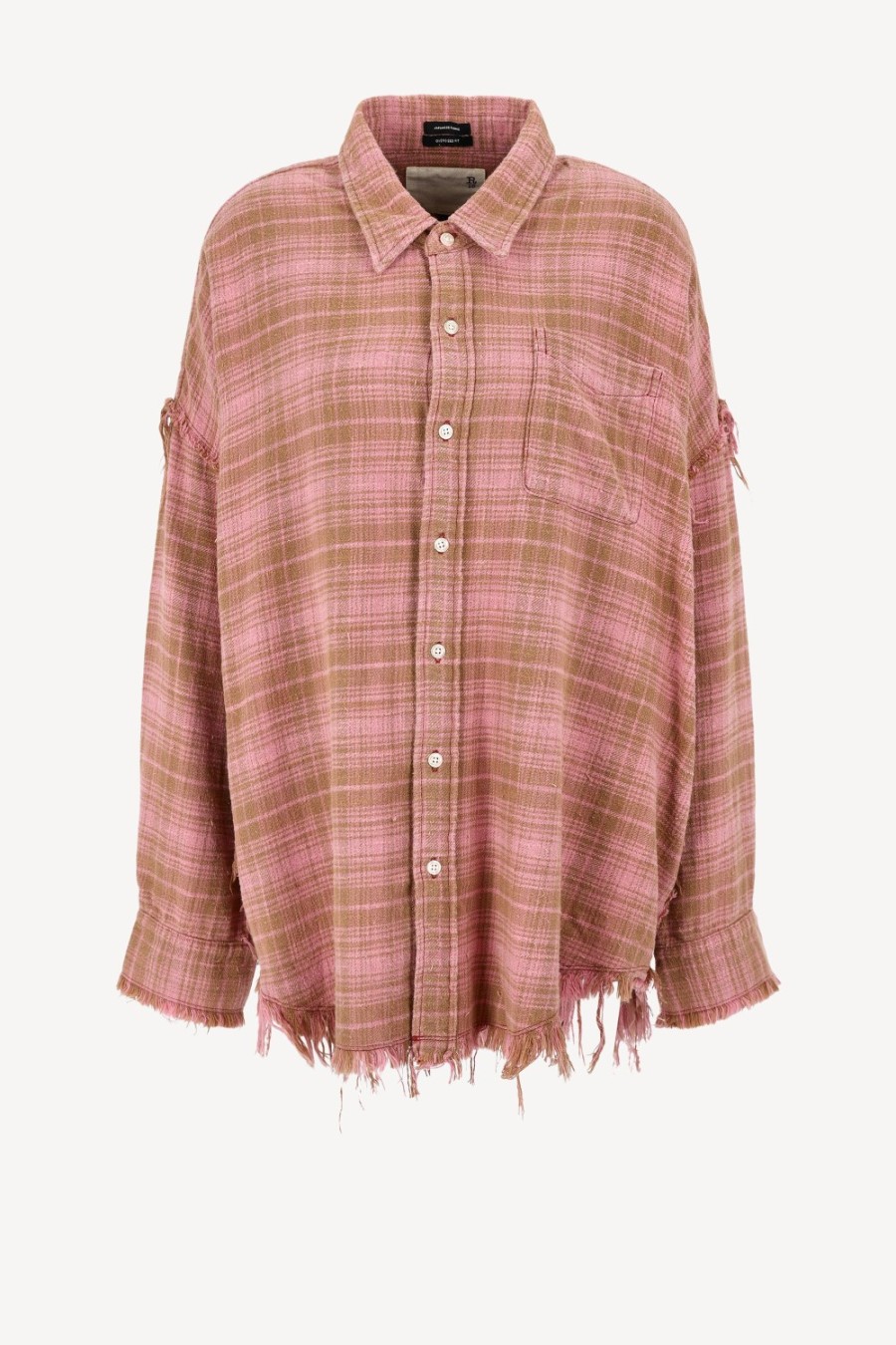 Vetements R13 | Blouse Shredded En Rose Overdye