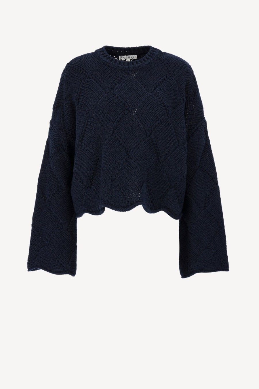Vetements JW Anderson | Pull Weave En Marine Fonce