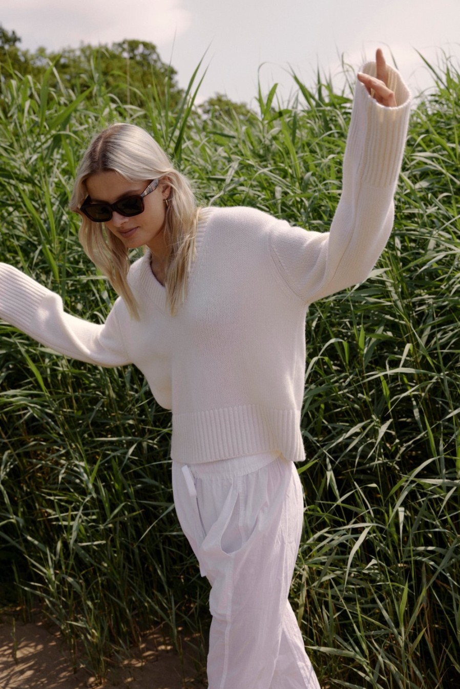 Vetements Lisa Yang | Pull Aletta En Creme