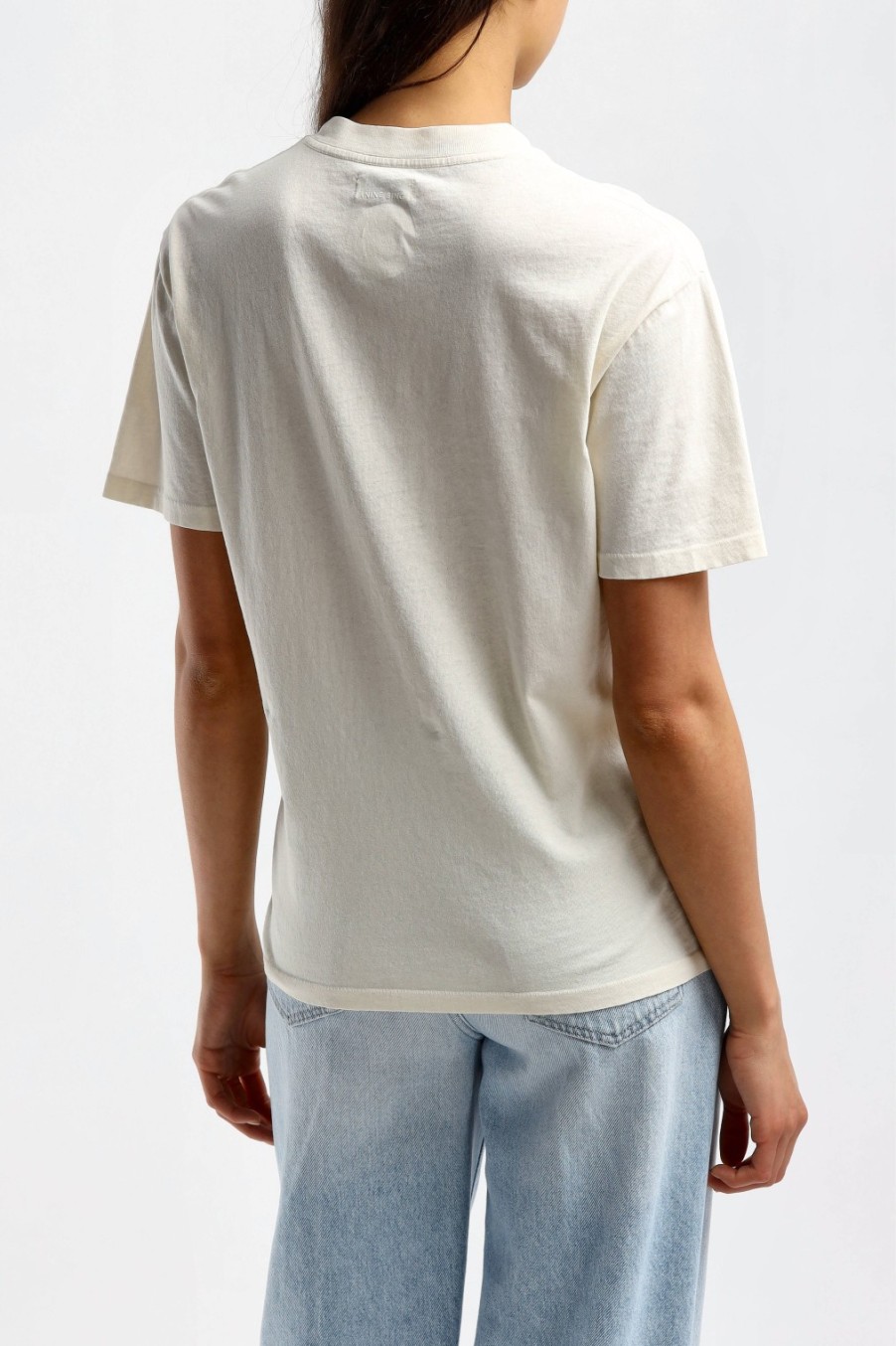 Vetements Anine Bing | T-Shirt Milo En Blanc Casse