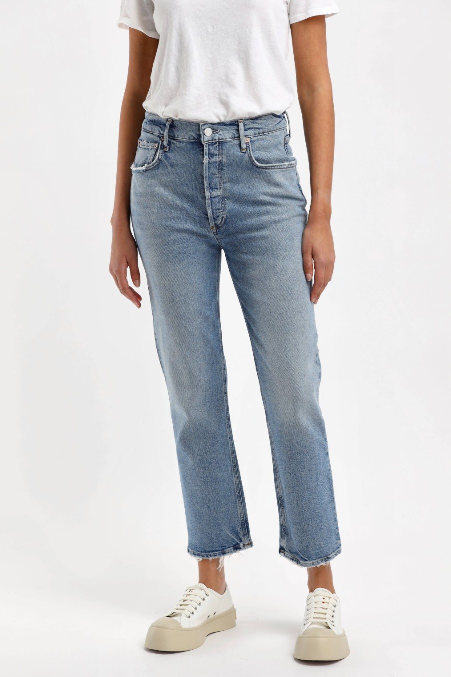 Vetements Agolde | Jeans Riley High Rise In Cove