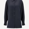 Vetements Nili Lotan | Blouse Julien En Marine Fonce