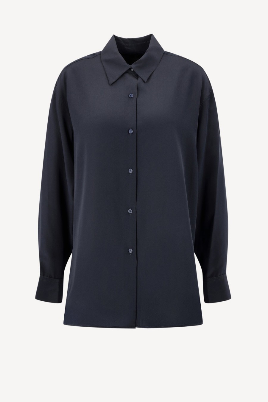 Vetements Nili Lotan | Blouse Julien En Marine Fonce