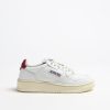 Chaussures Autry | Baskets 01 Low En Blanc/Amethyste