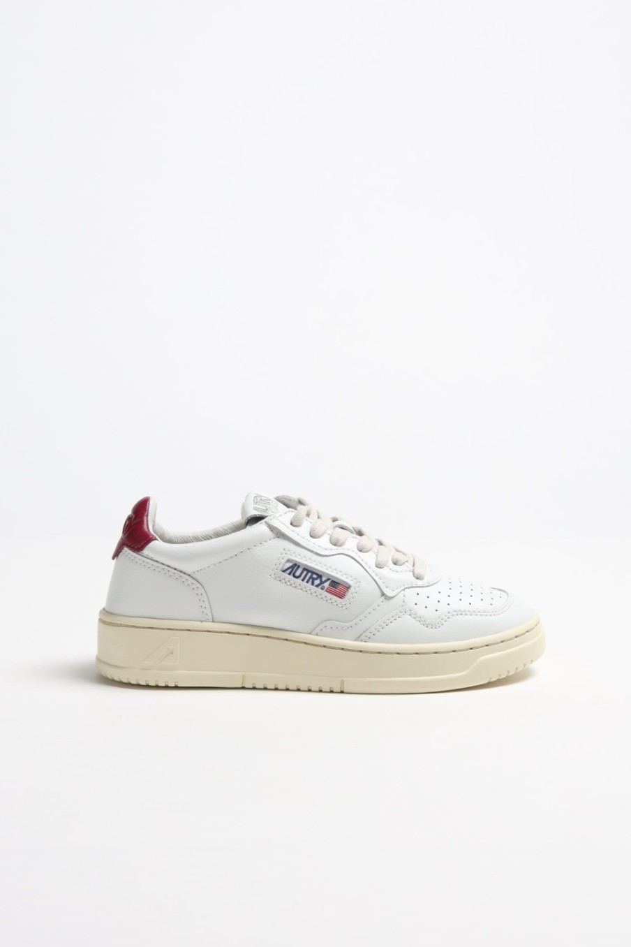 Chaussures Autry | Baskets 01 Low En Blanc/Amethyste