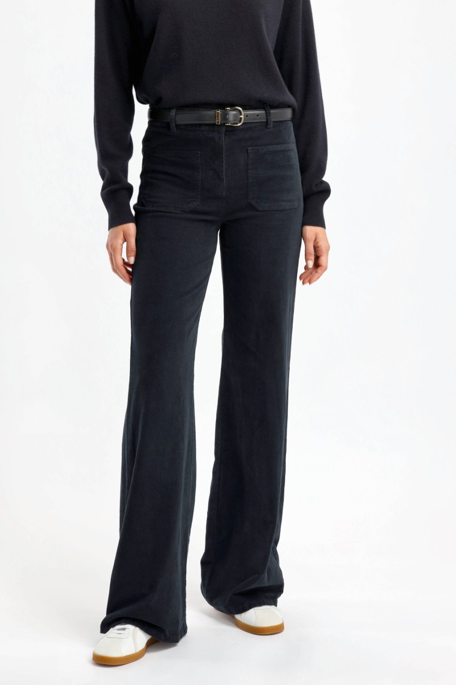 Vetements Nili Lotan | Pantalon Florence En Marine Fonce