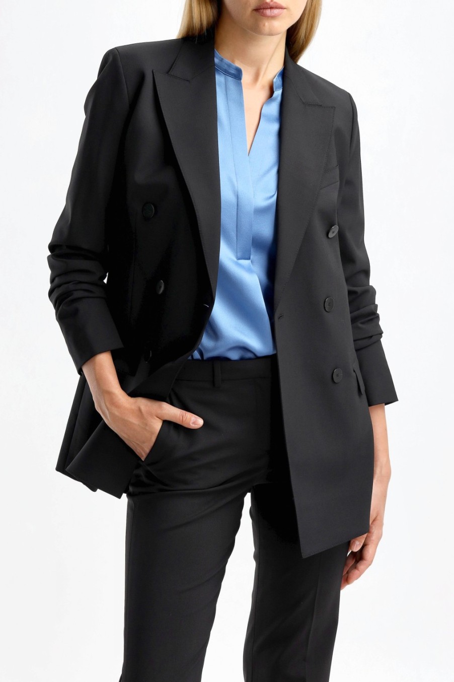 Vetements Theory | Blazer Tracea Double En Noir