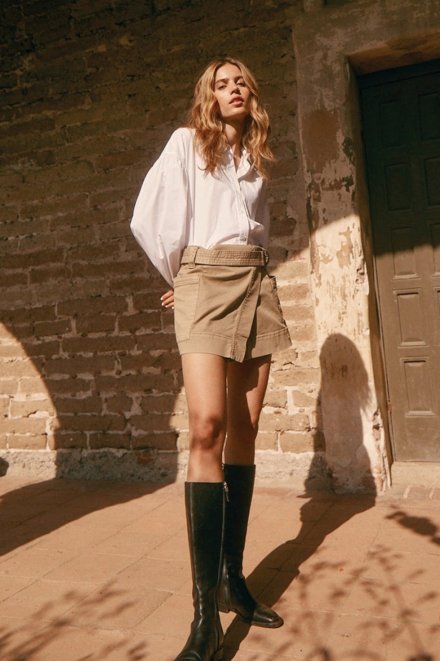 Vetements Rails | Jupe Deanna In Brown Olive