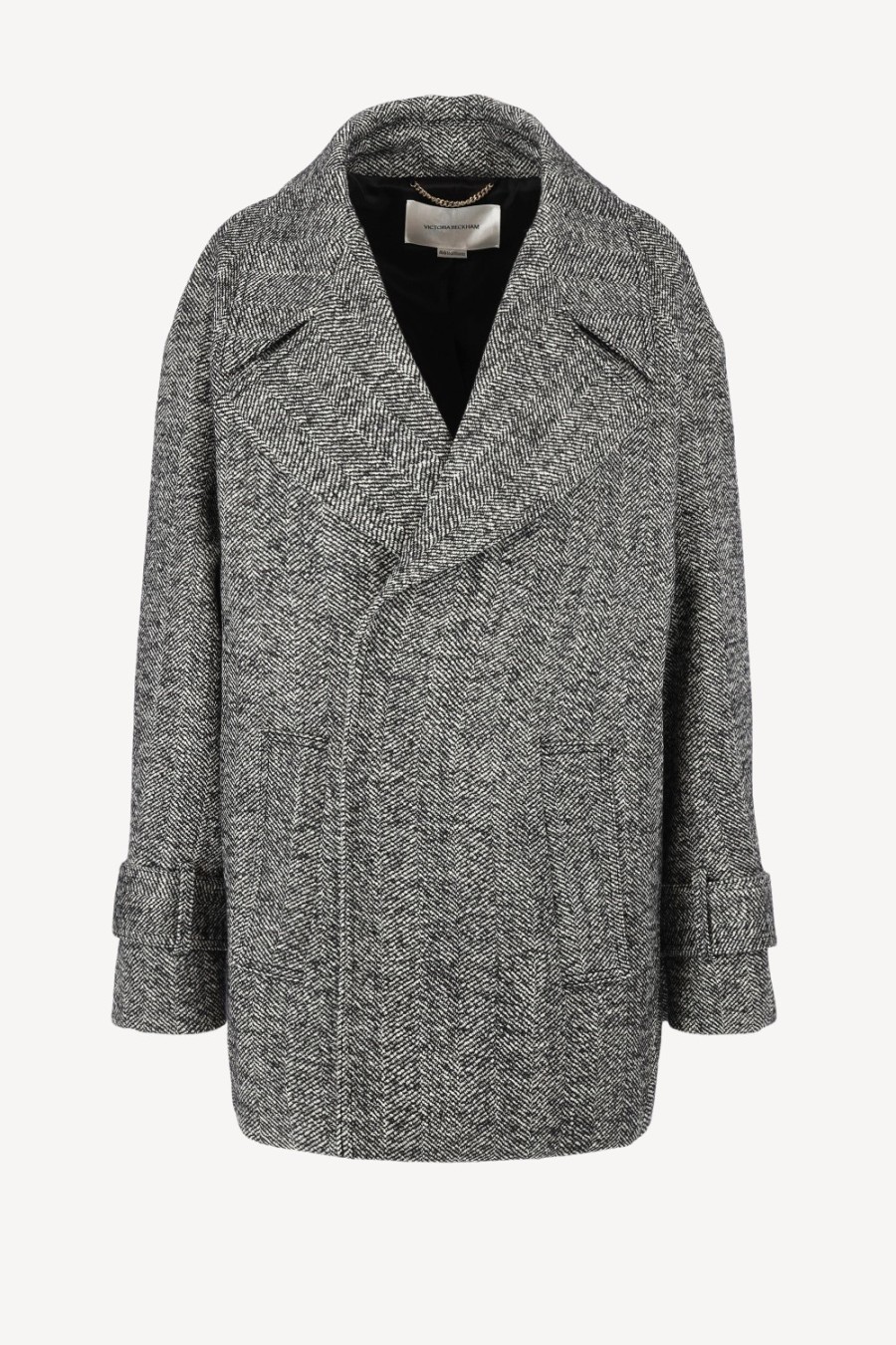 Vetements Victoria Beckham | Caban En Noir Et Blanc