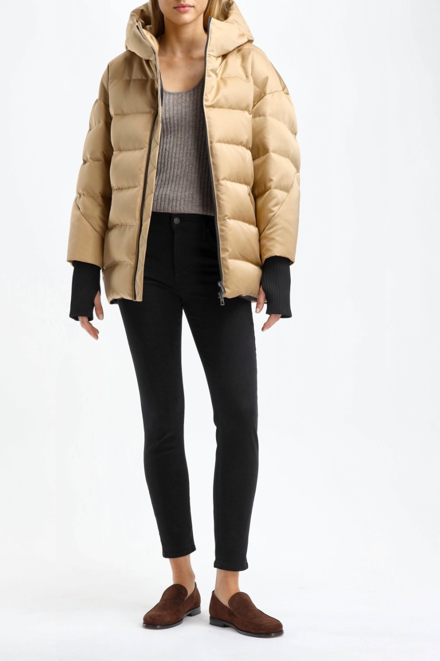 Vetements Ahirain | Doudoune Puffer Dome In Sandstone