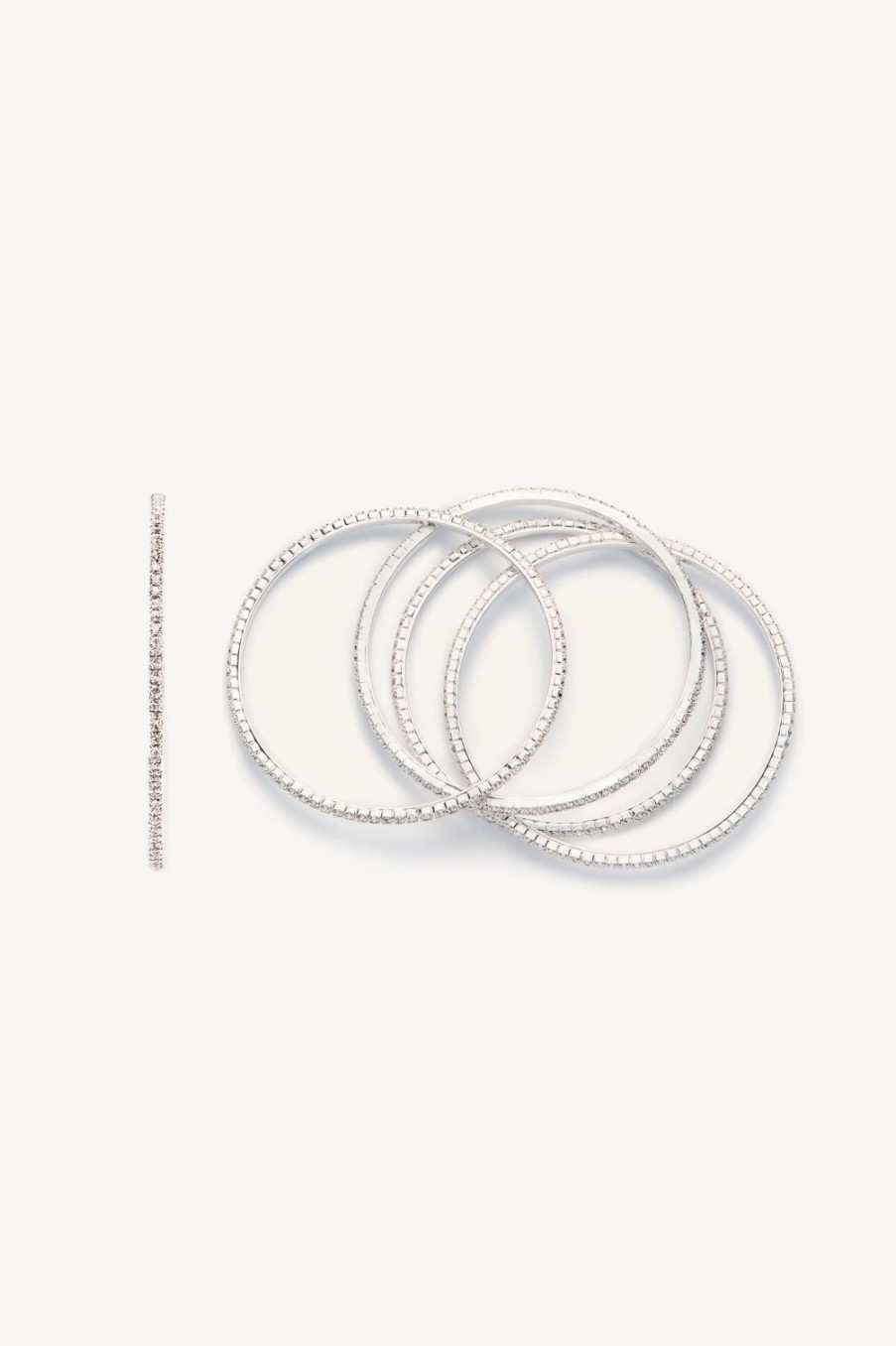 Bijoux Magda Butrym | Set De 5 Bracelets Hoop En Argent