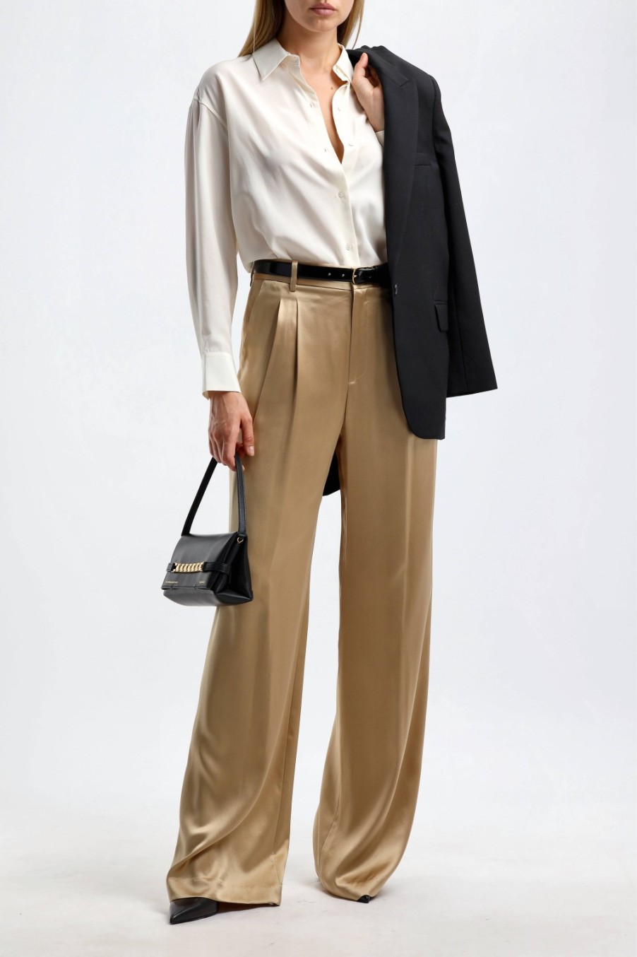Vetements Nili Lotan | Pantalon Flavie En Kaki