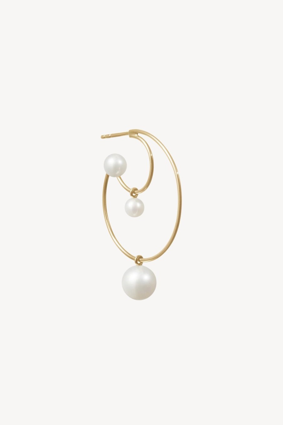 Bijoux Sophie Bille Brahe | Boucle D'Oreille Bain Perle
