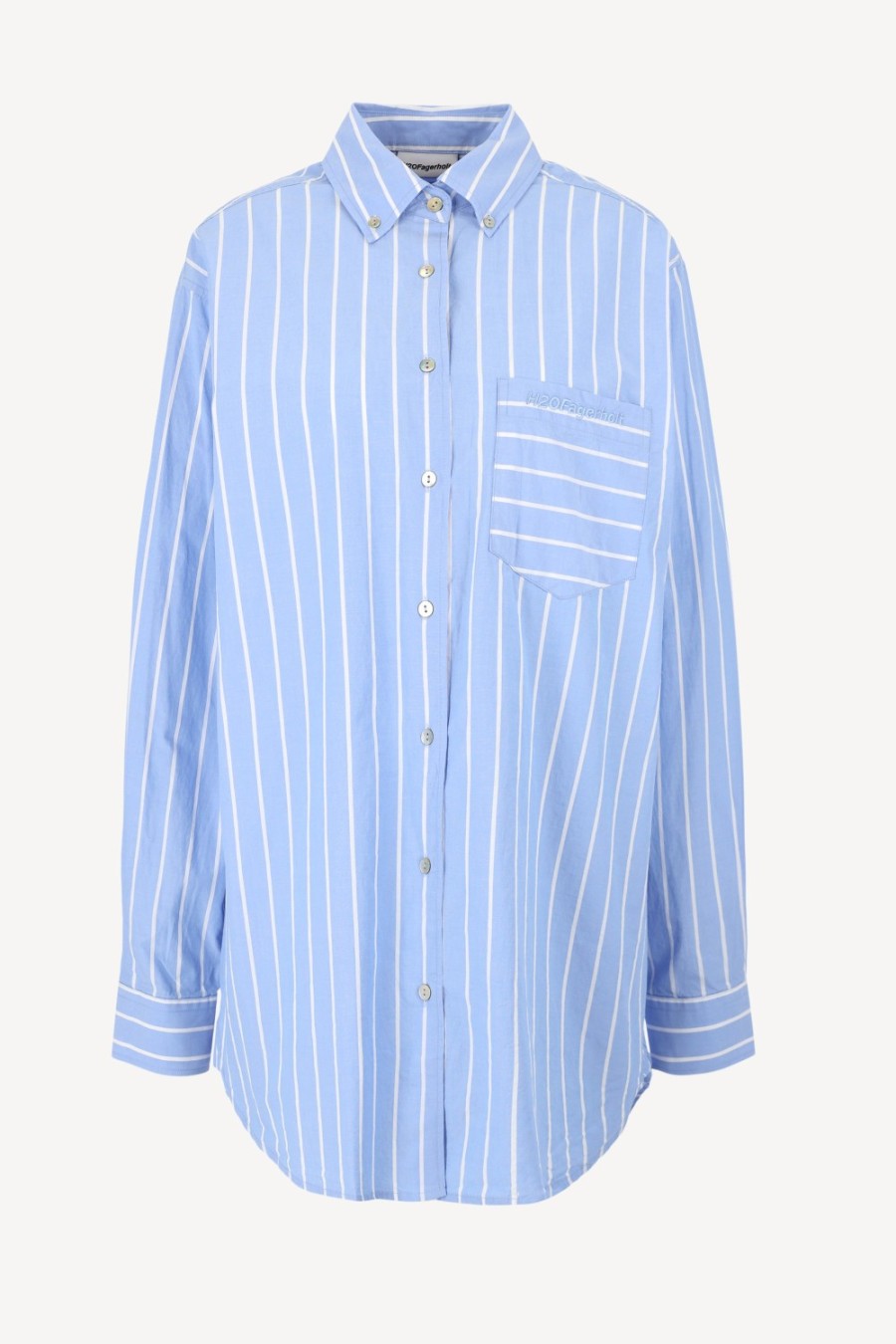 Vetements H2O Fagerholt | Blouse Box A Rayures Bleues