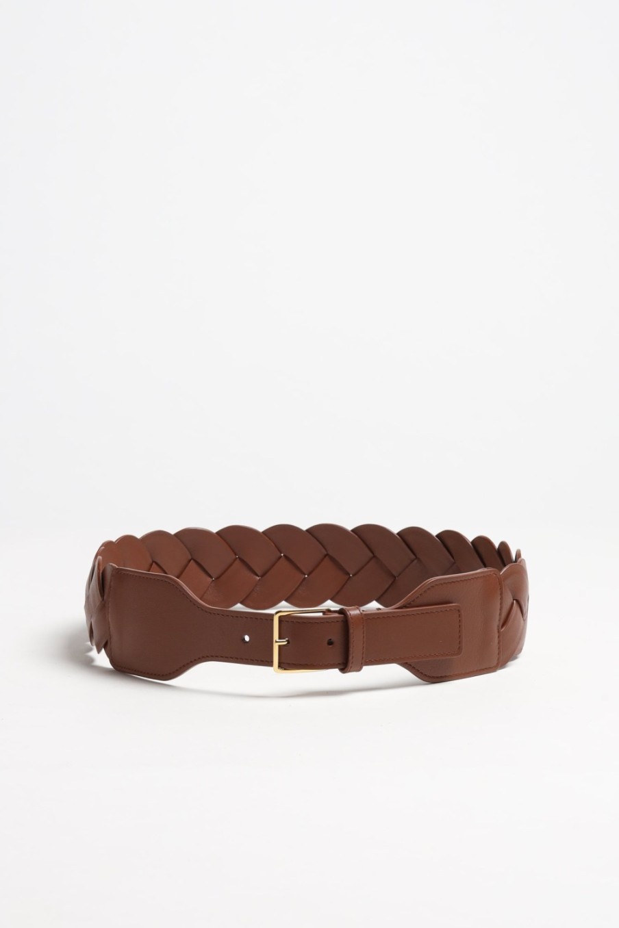Accessoires Altuzarra | Ceinture Skinny Braid En Cognac