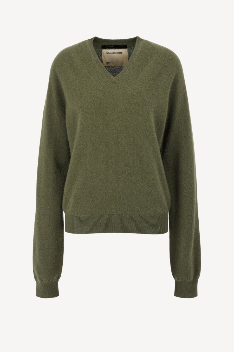 Vetements Frenckenberger | Pullover Mini V-Neck Vert
