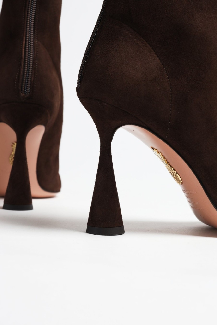 Chaussures Aquazzura | Bottines Amore En Espresso