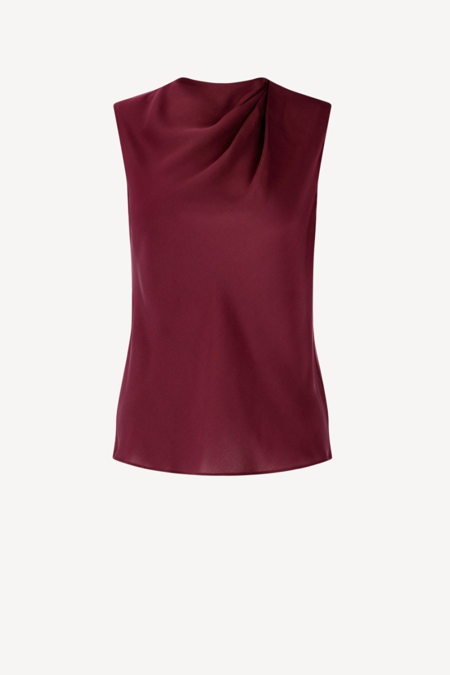 Vetements Vince | Blouse Cascade In Cherry Wine