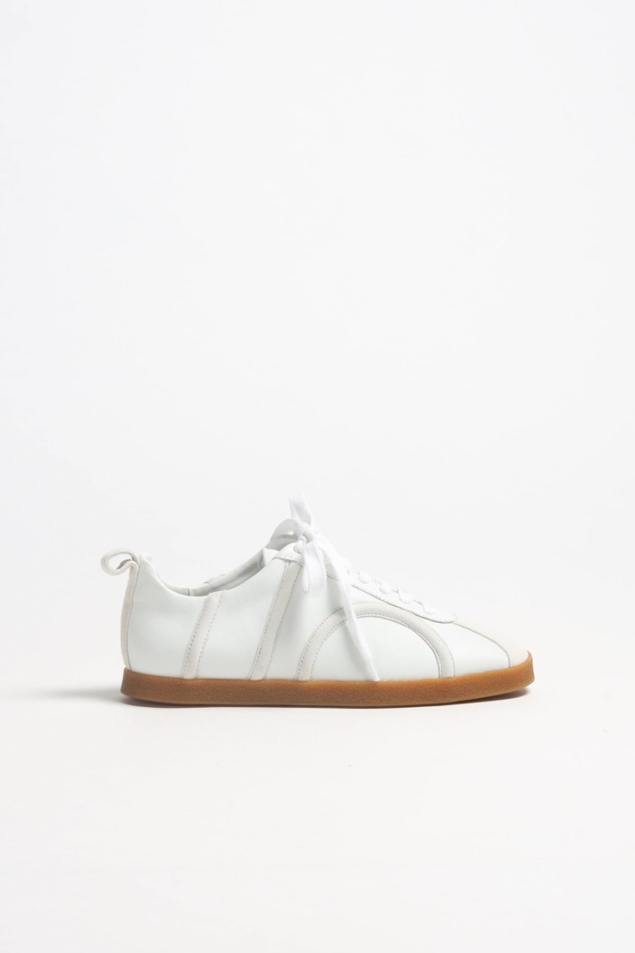 Chaussures Toteme | Baskets En Blanc Casse