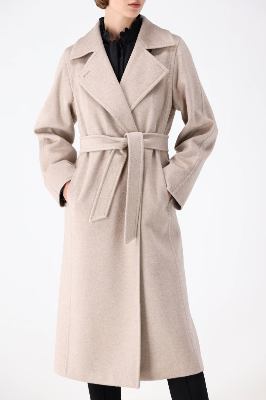 Vetements Max Mara | Manteau Manuele En Sable