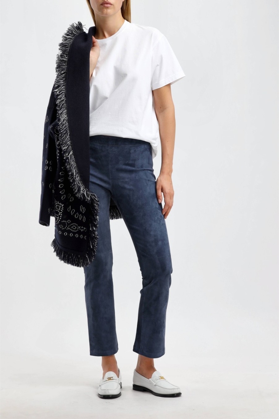 Vetements Stouls | Pantalon En Cuir Velours Jp Twenty In Harmony