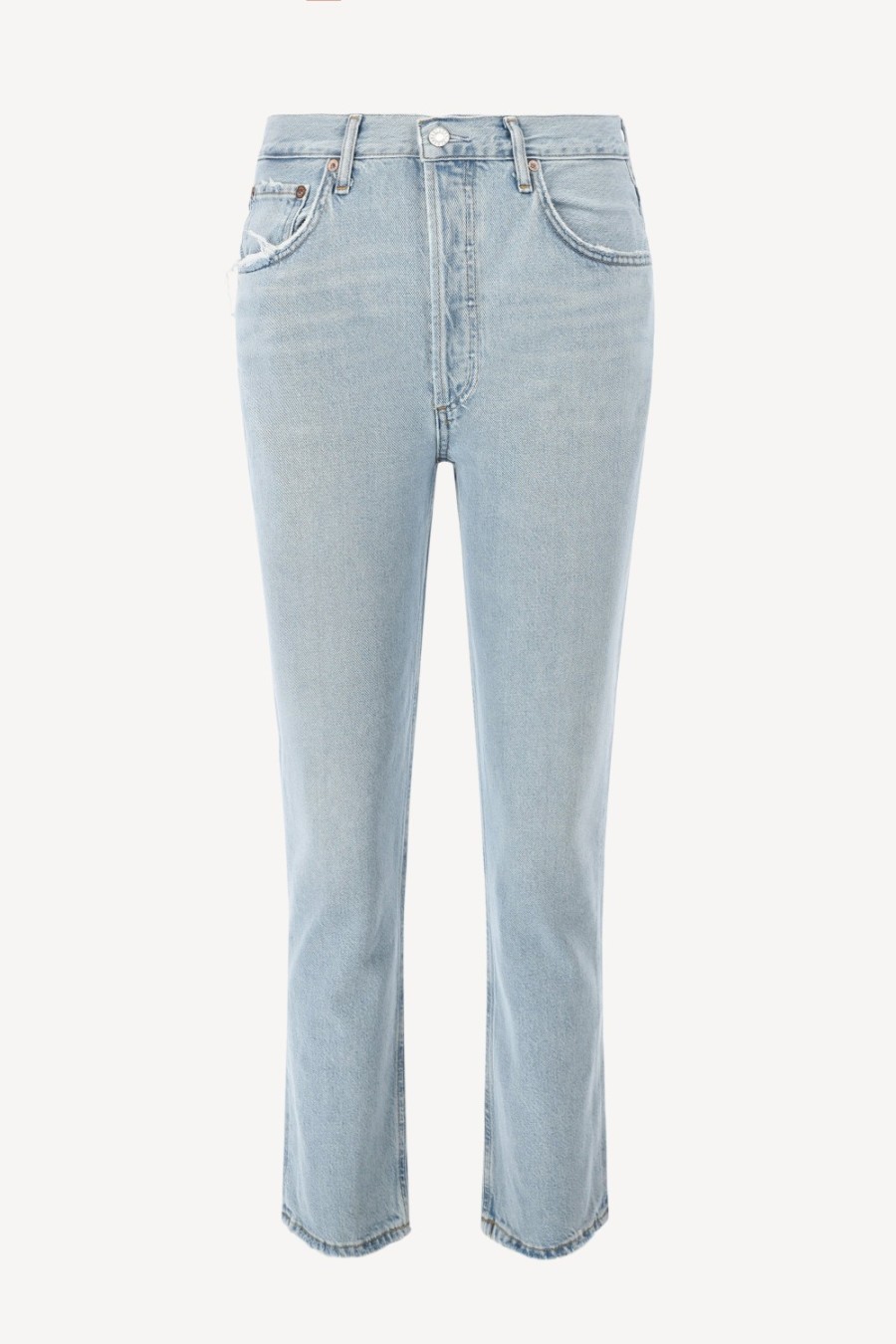 Vetements Agolde | Jeans Riley Crop Dans Reputation