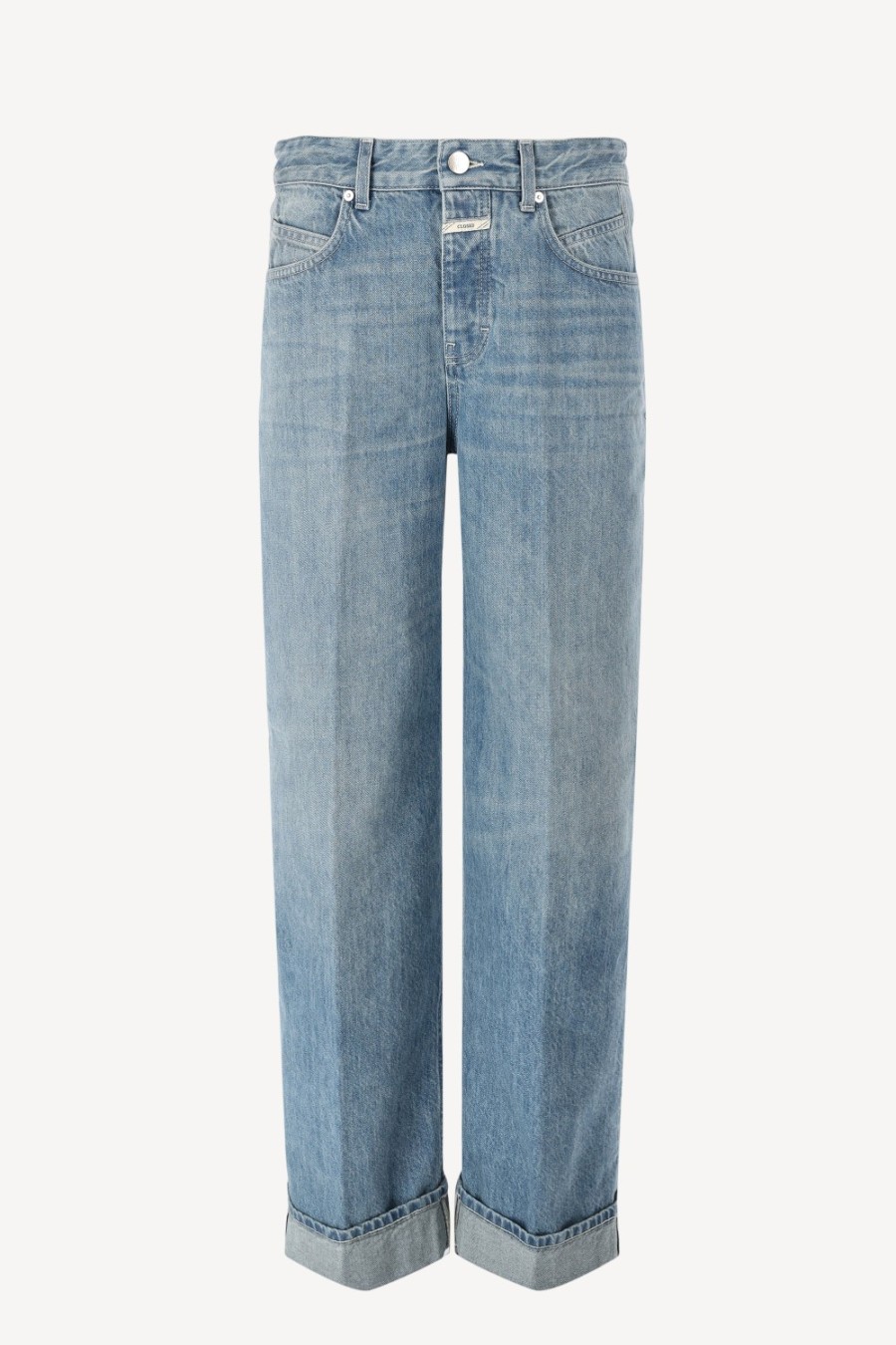 Vetements Closed | Jeans Nikka Cropped En Bleu Moyen