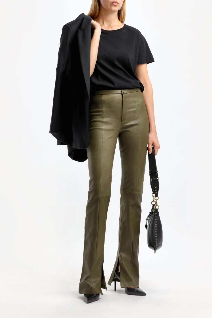 Vetements Stouls | Pantalon En Cuir Kam A Muse