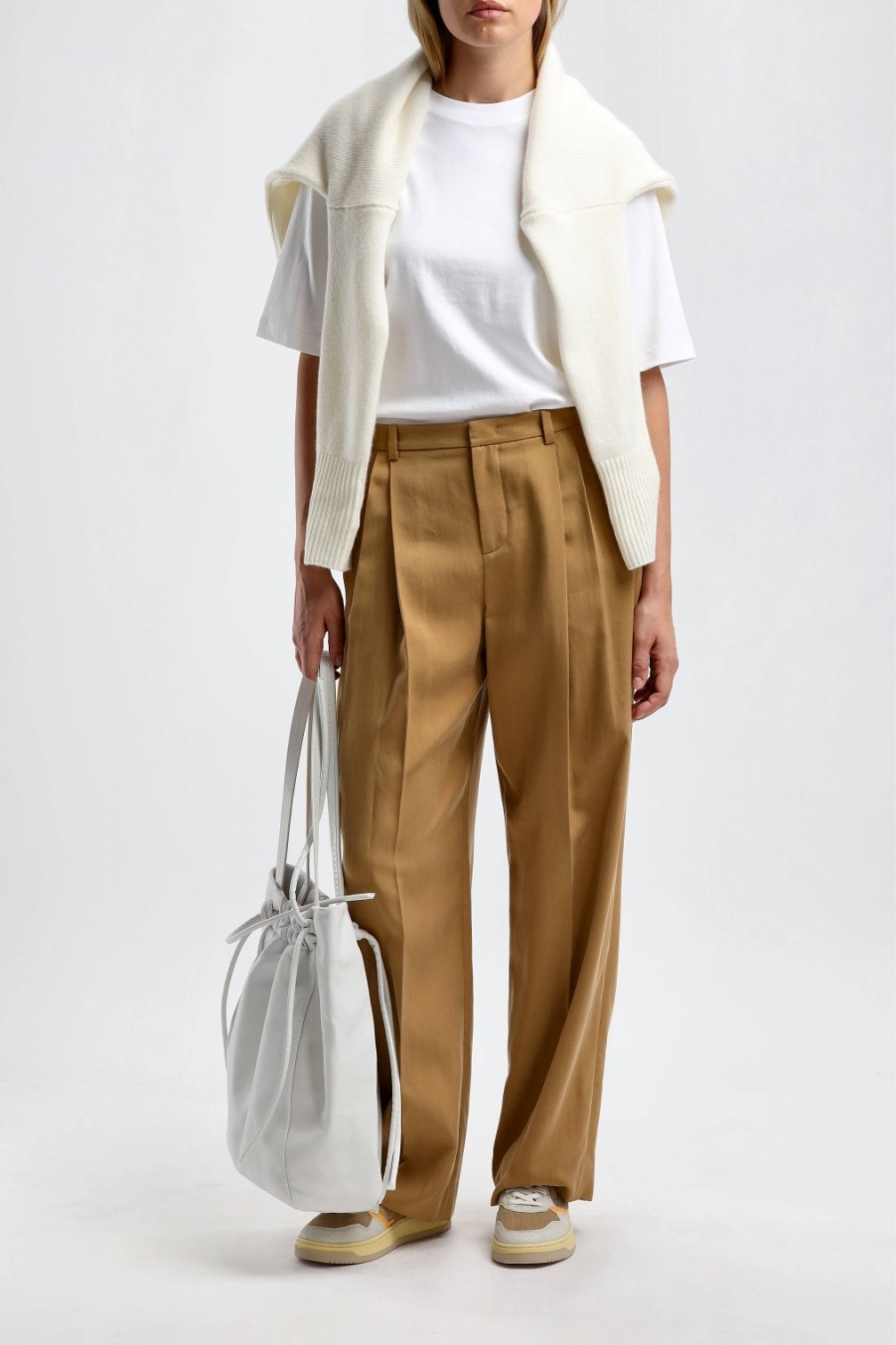 Vetements Vince | Pantalon Drop Waist En Ambre
