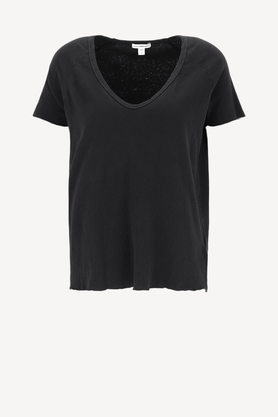 Vetements James Perse | T-Shirt Soft Raglan En Noir