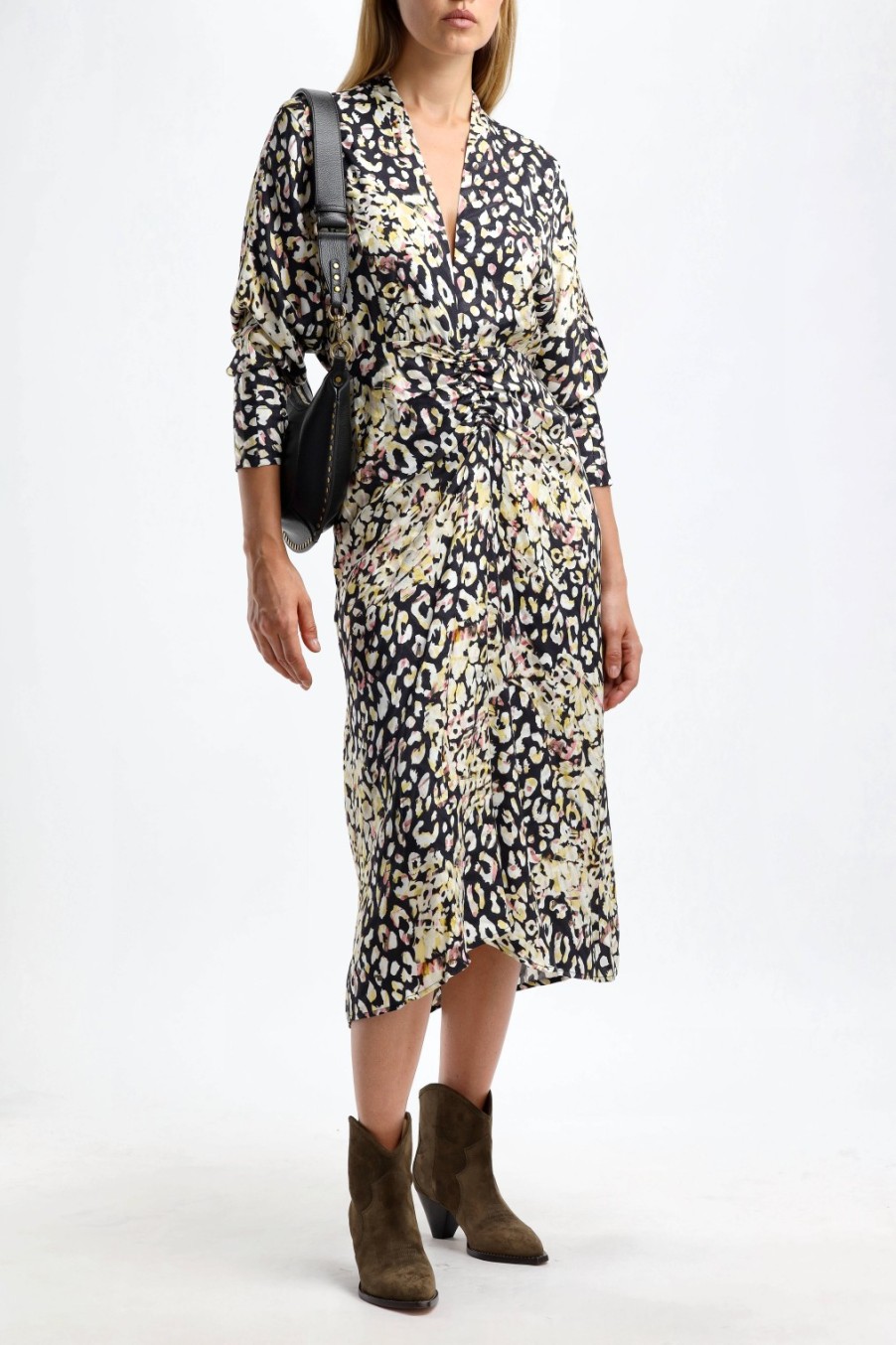 Vetements Lala Berlin | Robe Diala En Leopard Floral
