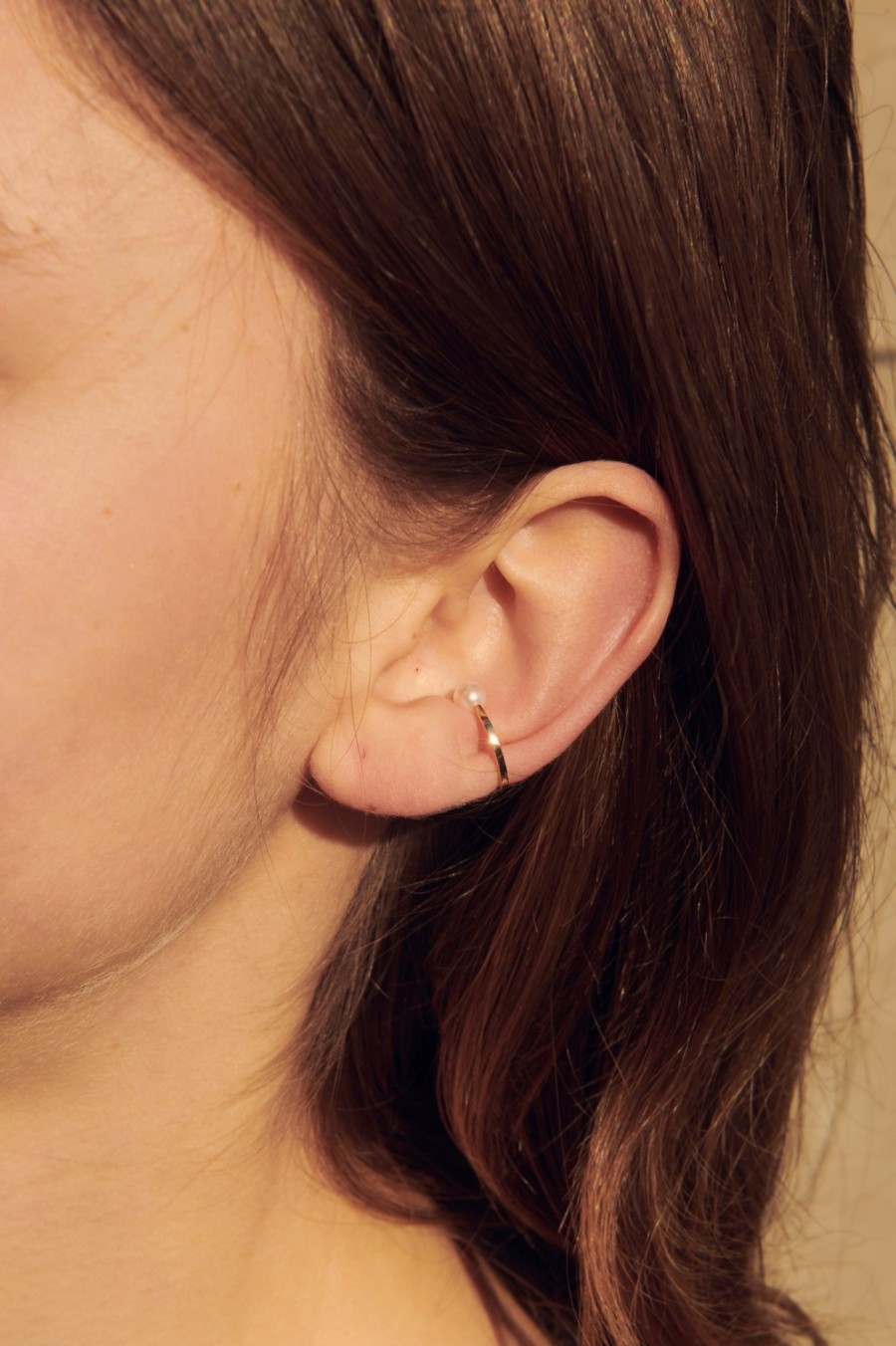 Bijoux Sophie Bille Brahe | Earcuff Avec Perle Emma Deux