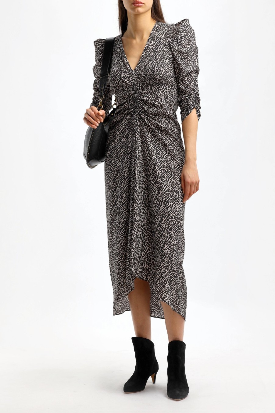 Vetements Isabel Marant | Robe Albini En Noir Imprime