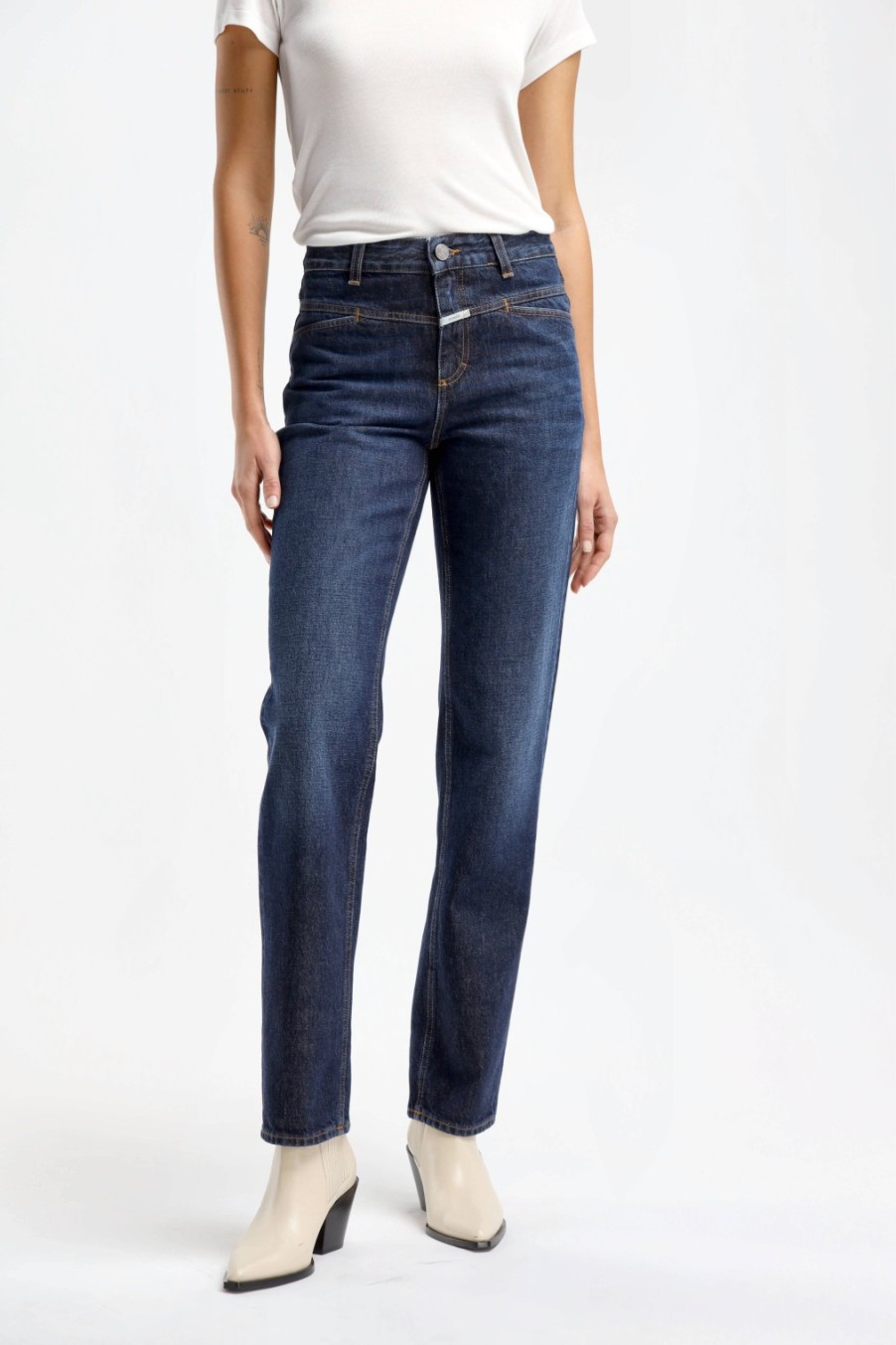 Vetements Closed | Jeans Straight-X En Bleu Fonce