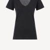 Vetements Nili Lotan | T-Shirt Carol En Noir De Jais